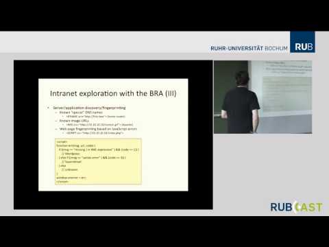 Dr. Martin Johns - Cross-site Requests: One mechanism, many attacks