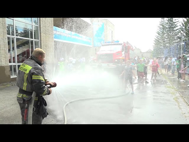 День пожарной безопасности состоялся в лагере училища олимпийского резерва