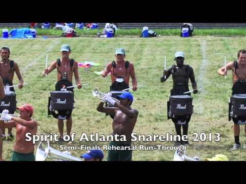 Spirit of Atlanta Snareline 2013 Semi-Finals Run-Through