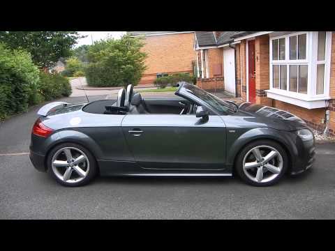 Audi TT Cabriolet Convertible 8J Roof Operation with Remote