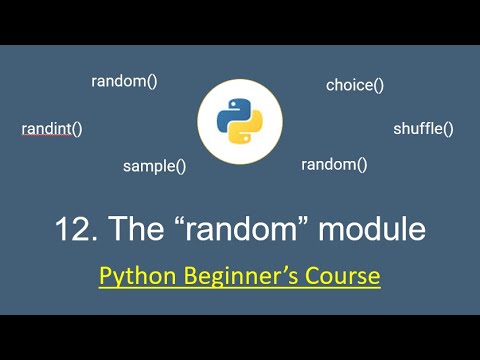 Python For Beginners 12 Random Module In Python Random Randint Choice Shuffle Sample