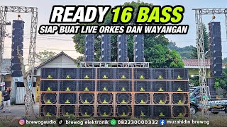 Download lagu 16 Basses Ready!! Final Arrangement Results for Tomorrow's Live Orchestra and Wayang Performance ... mp3