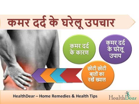 kamar dard ke karan | कमर दर्द को जड़ से हटाने के घरेलु उपचार & Tips!! Video