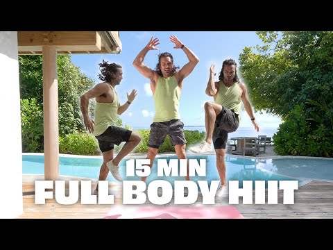 15 Minute Full Body Bodyweight HIIT Workout | The Body Coach TV