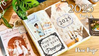 Setting Up My Second 2025 Bullet Journal - Plan With Me A Cosy Academia Theme + GIVEAWAY! [CLOSED]
