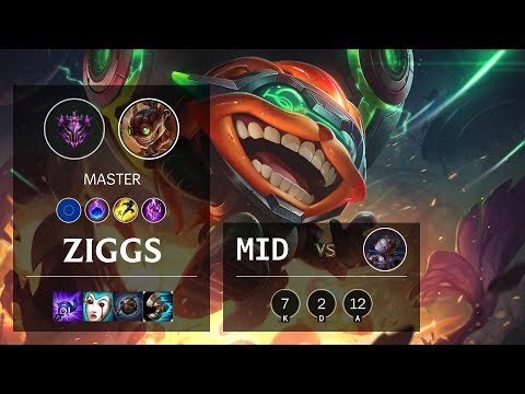 Ziggs Mid vs Orianna - EUW Master Patch 10.12