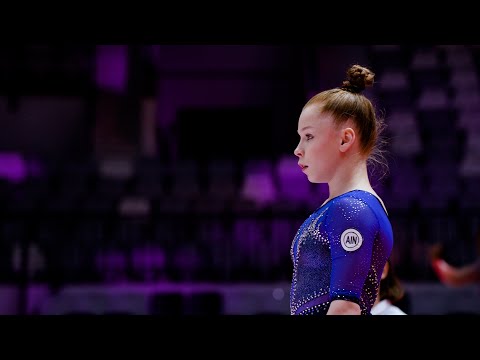Leila Vasilieva (AIN) - FX - Podium Training - 2025 World Championships Jakarta