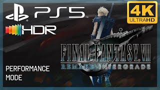 [4K/HDR] Final Fantasy VII Remake Intergrade / Playstation 5 Gameplay / Performance mode