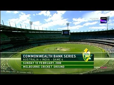 Australia vs India 4th ODI 2007-08 CB Series | Melbourne | Full Extended Highlights 1080p60fps