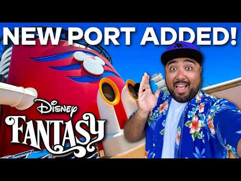 The Captain SURPRISED Us With A NEW PORT ANNOUNCEMENT! Disney Fantasy 13 Night Transatlantic Cruise