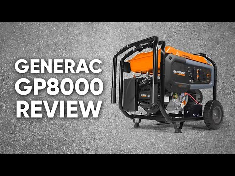 Generac GP8000 REVIEW! Is This a WHOLE HOME GENERATOR?