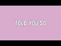 Paramore - Told You So (Lyrics)