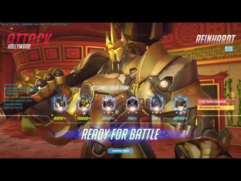 [Rank: 4500 SR] Tviq | Reinhardt | Hollywood Pro Gameplay