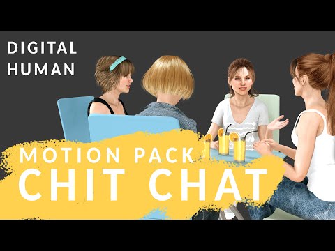 Sitting chit chat pack female - iClone/Motion - Reallusion Content Store