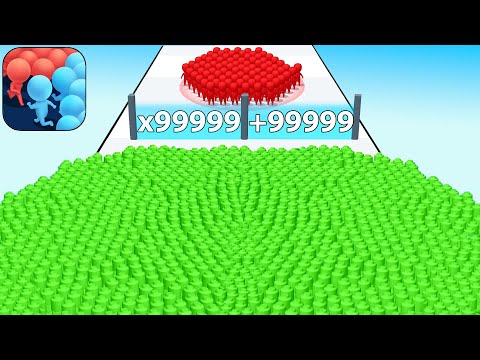 Satisfying Mobile Games: Count Masters, Ball Merger 2048, Giant Rush, Pop Us, Twerk Race 3D...