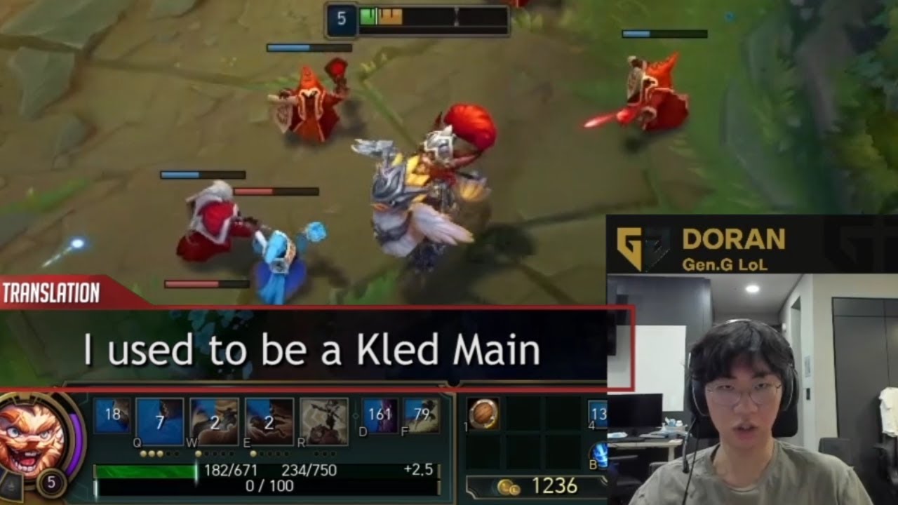 GEN Doran DESTROYING Lane With Old Main - Best of LoL Stream Highlights (Translated)