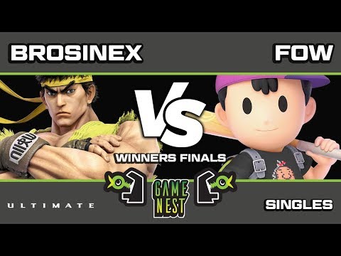 Game Nest Smash it Up: Fow (Ness) vs Brosinex (Ryu) - Winners Finals
