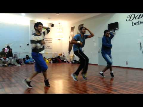 HAPPY HOUR PRABHUDEVA SIR  rehearsing with RAHUL N PAUL ABCD2