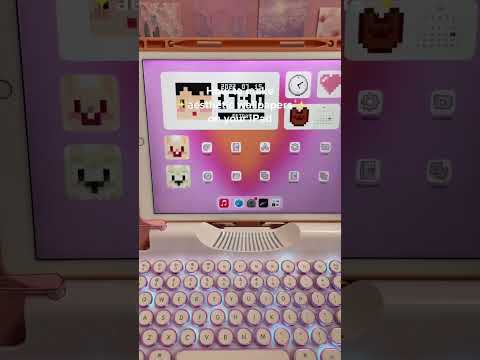 How to make aesthetic wallpapers 😍 iPad drawing w/ procreate app #shorts