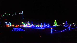 preview picture of video 'Shadrack light show, 12/2014'