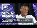 Steven Bergwijn: 'Manchester United is zeker een mooie club'