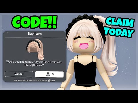 [CODES] FREE HAIR AND ITEMS ROBLOX