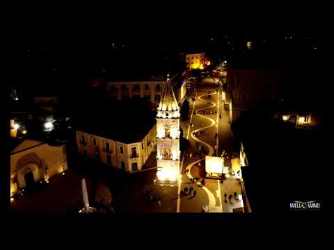 Drone Series @ Campanile di S. Sofia (BN) illuminato a led - Raffaele Pilla - WELLWIND