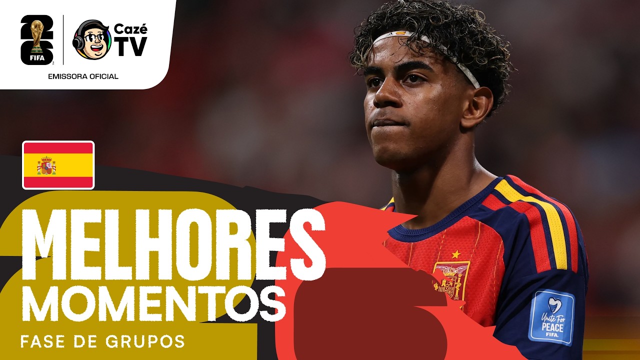 CANDIDATA OU DECEPÇÃO? | MELHORES MOMENTOS DA ESPANHA NA FASE DE GRUPOS DA COPA DO MUNDO FIFA™ 2026