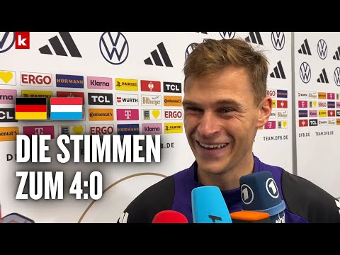 Kimmich scherzt über Rolle, Raum verrät Nagelsmanns "kleinen Auftrag" | Deutschland - Luxemburg 4:0