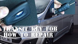 Ford Transit 2016- Changing, Charging the Remote Key Battery! Can it be Done Hack