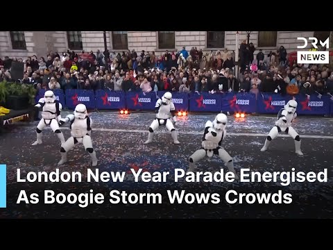 Boogie Storm Takes Over London Parade With Spectacular Dance Moves | DRM News | AQ1F