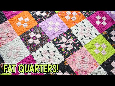 Moonlight Manor | Fat Quarter Quilt Pattern | Haunted Stitches Quilt Series