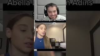 Abella Danger on Adins live stream