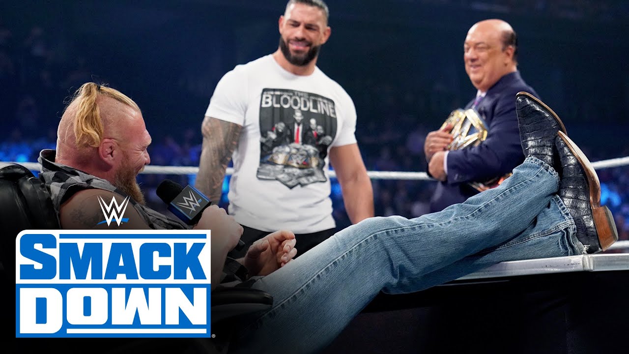 Lesnar returns for the Universal Title Match Contract Signing with Reigns: SmackDown, Oct. 15, 202..