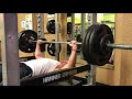 335lb bench press - Ethan Wright