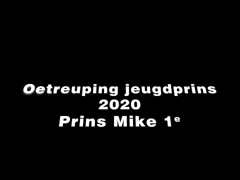 Uitroepen jeugdprins 2020