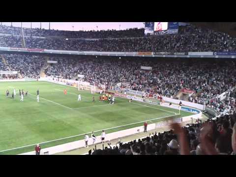 Gol de Albacar. ElcheCF 1-1 BarçaB. Penalti