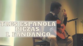 [Live] Joaquín Rodrigo: Tres Espanola Piezas I. Fandango - Kenneth Kam