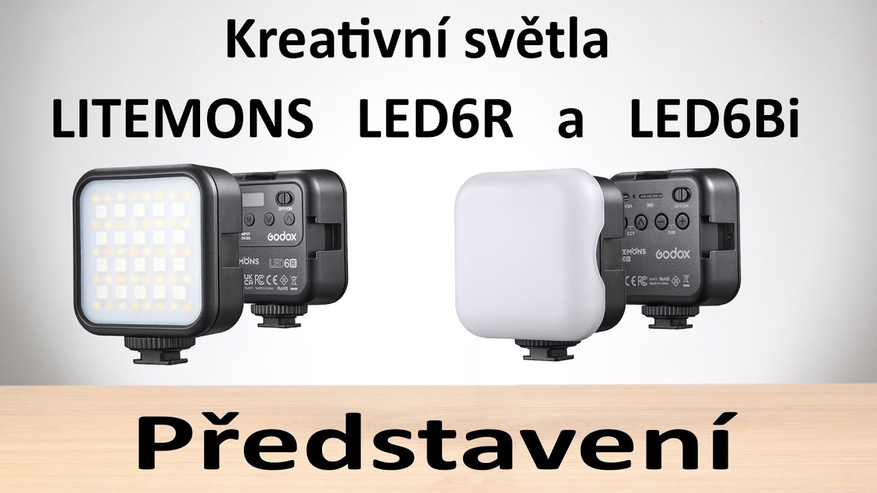 Godox LED6R Litemons LED RBG svetlo