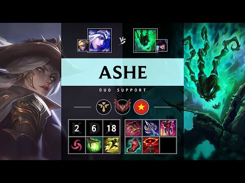 Ashe Support vs Thresh - VN Grandmaster Patch 25.08