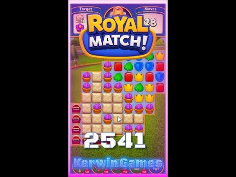 Royal Match Level 2541 - No Boosters Gameplay