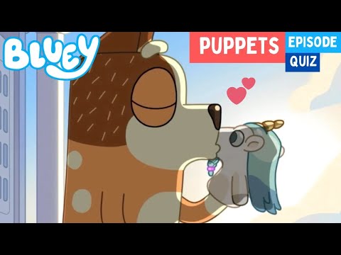 BLUEY - 'Puppets' Episode Quiz ‼️ | Disney Jr | ABC Kids