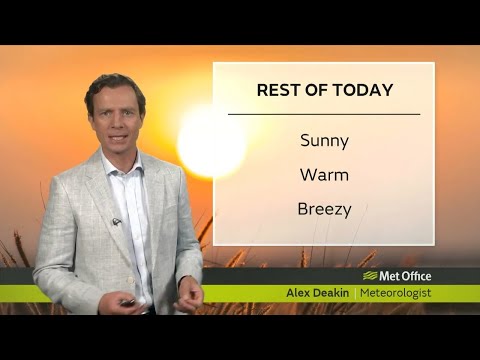 Friday afternoon forecast - 20/09/19