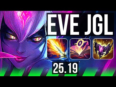 EVELYNN vs SYLAS (JGL) | 14/0/5, Legendary | KR Diamond | 25.19