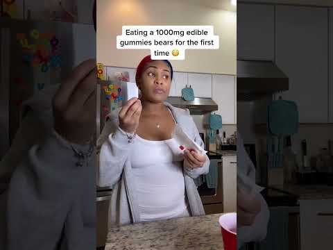 First Time Taking a 1000mg Edible: What to Expect#edibles #gummybears #firsttime #funny
