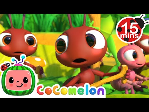 Row, Row, Row Your Boat (Ant Version)  15 MIN COMPILATION| CoComelon Nursery Rhymes & Kids Songs