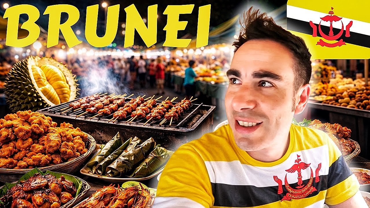 Eating Everything at BRUNEI’s Most Famous Night Market! 🇧🇳 