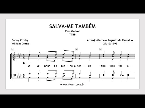 TTBB 0010 00 SALVA ME TAMBÉM QUARTETO MIDI