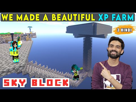 WE MADE AN XP FARM - MINECRAFT SKYBLOCK MULTIPLAYER SURVIVAL GAMEPLAY #3
