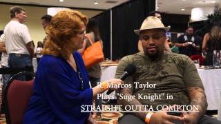 Straight Outta Compton Debbie Goodman interviews actor who played Sugh Knight video